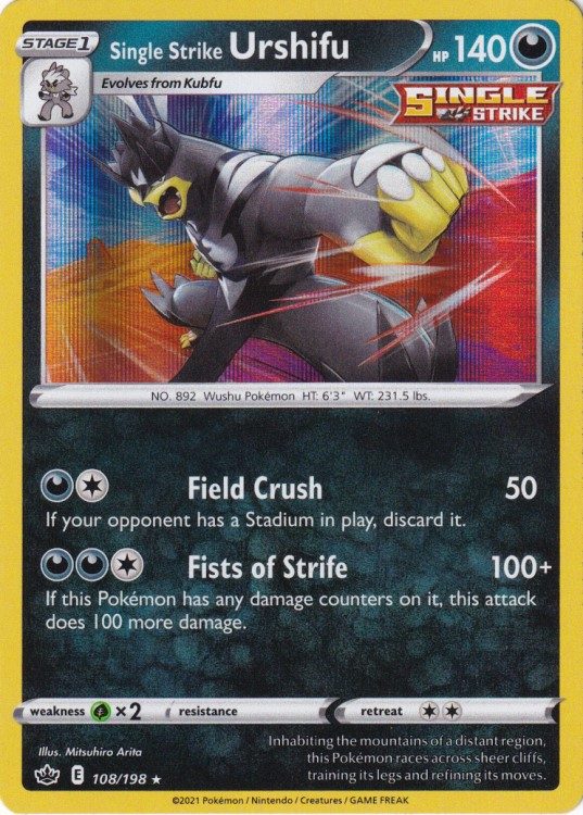 Single Strike Urshifu – 108/198 (Holo)