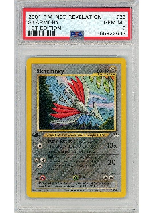 Skarmory 23/64 1st Edition PSA 10