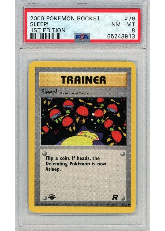 Sleep! 79/82 1st Edition PSA 8