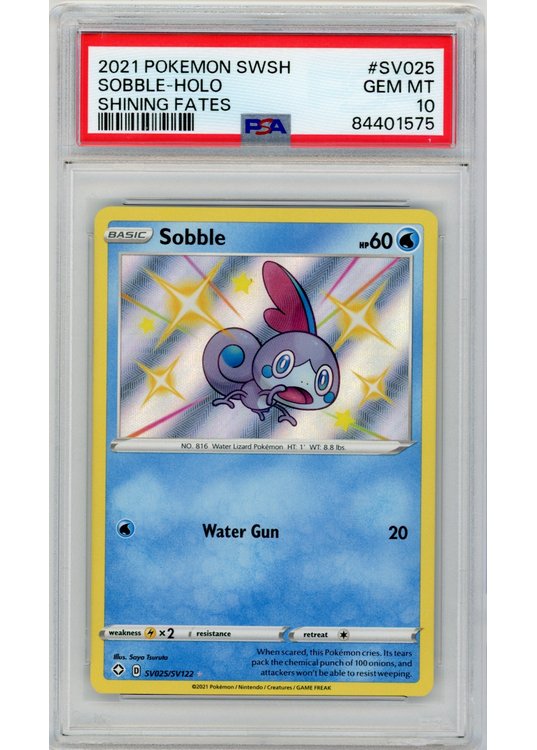 Sobble SV025/SV122 PSA 10