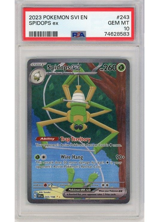 Spidops ex PSA 10 - Gradede pokemon kort p Pokemons.dk Spidops ex PSA 10 - Gradede pokemon kort p Pokemons.dk