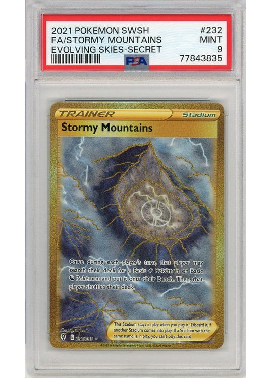 Stormy Mountains – 232/203 – PSA 9