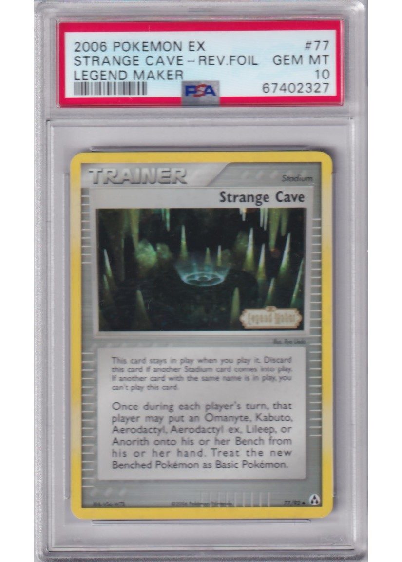 Strange Cave 77/92 Reverse Foil PSA 10