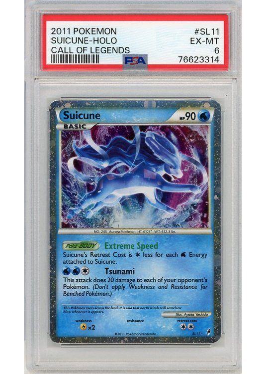 Suicune – SL11 – PSA 6
