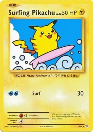 Surfing Pikachu - 111/108