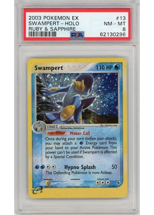 Swampert – 13/109 – PSA 8