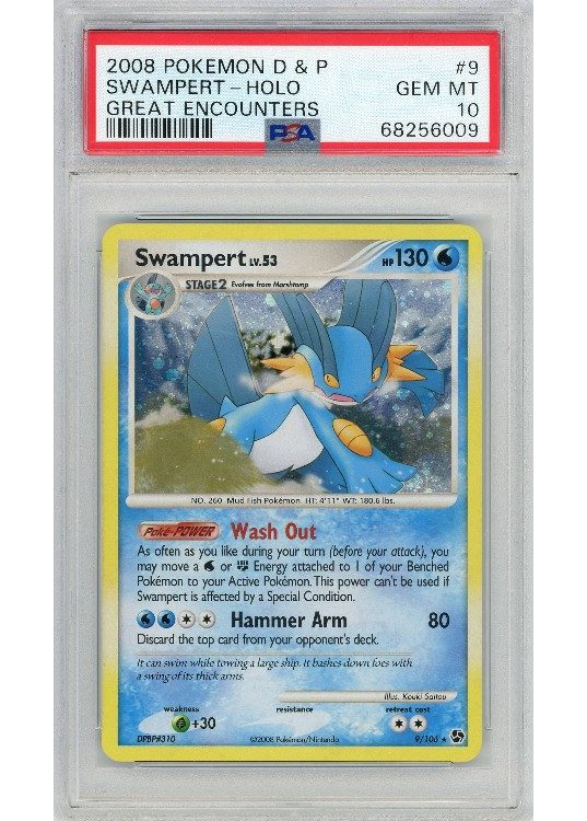 Swampert – 9/106 – PSA 10