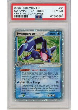 Swampert ex 98/100 PSA 10