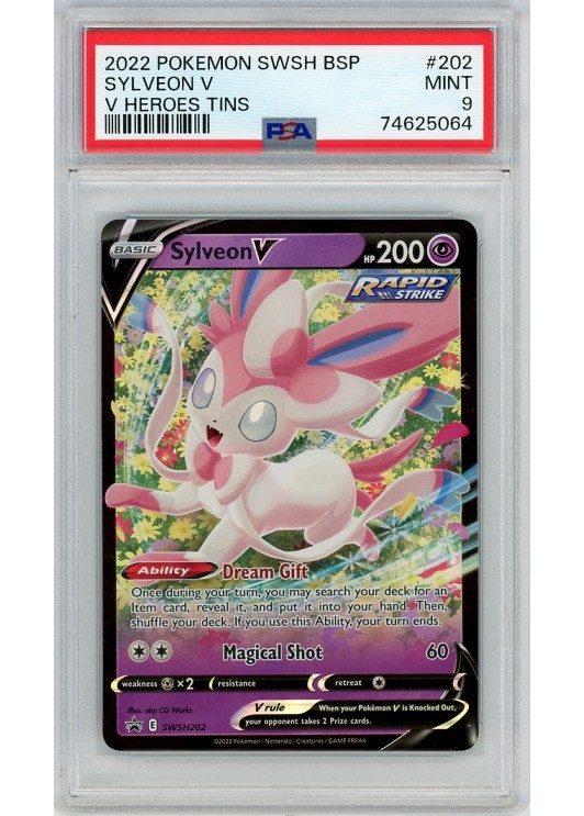 ポケモンカードゲーム Espeon V PSA10 Espeon-V-SWSH201-PSA-10-