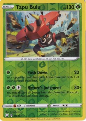 Tapu Bulu - 016/163 - Reverse