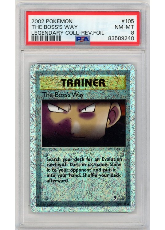The Boss's Way 105/110 Reverse Foil PSA 8