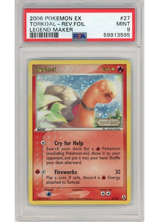 Torkoal 27/92 Reverse Foil PSA 9