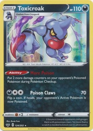 Toxicroak - 124/202 (Holo)