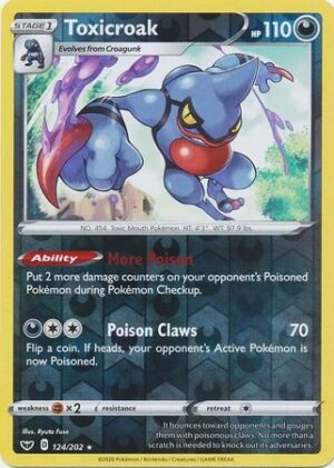 Toxicroak - 124/202 - Reverse