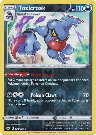 Toxicroak – 124/202 – Reverse