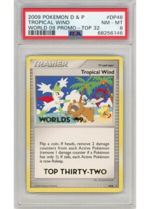 Tropical Wind Top Thirty-Two Stamp DP48 PSA 8