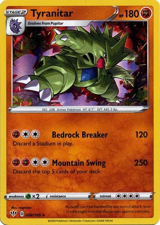 Tyranitar – 088/189 (Holo)