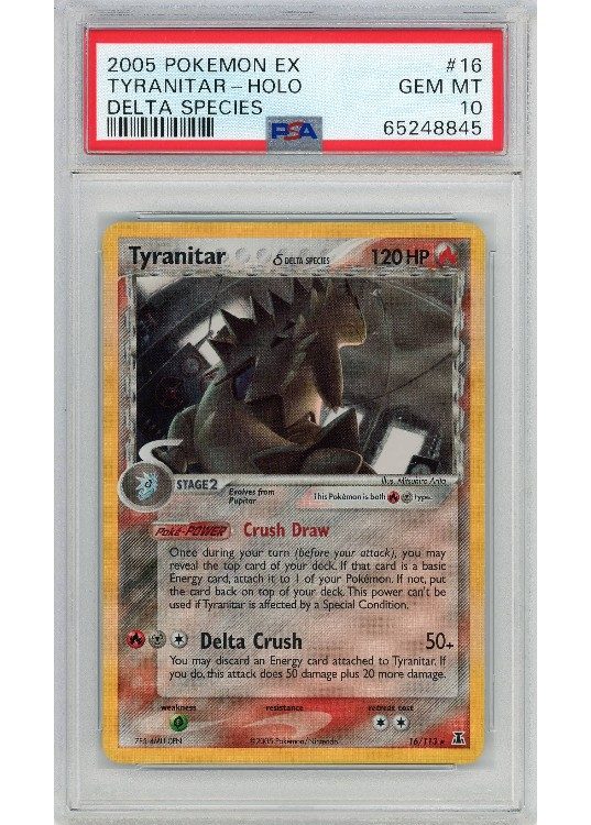 Tyranitar &delta; 16/113 PSA 10
