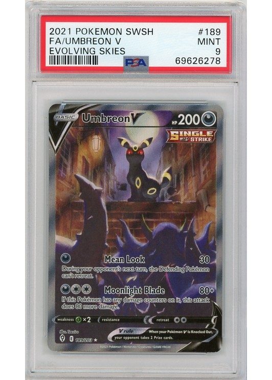 Umbreon V 189/203 PSA 9
