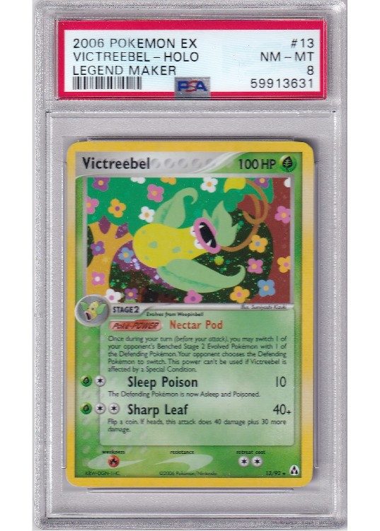 Victreebel 13/92 PSA 8
