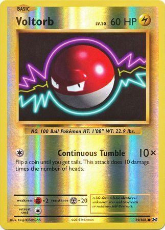 Voltorb - 39/108 - Reverse
