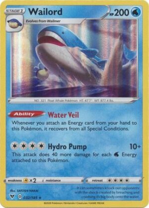 Wailord - 032/185 (Holo)