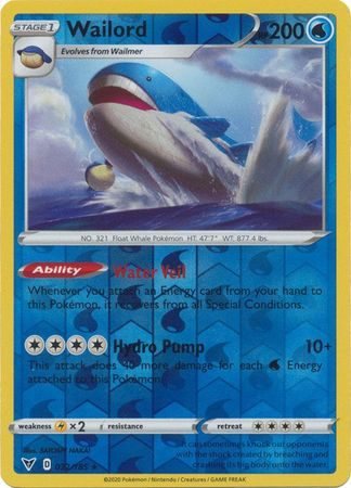 Wailord - 032/185 - Reverse