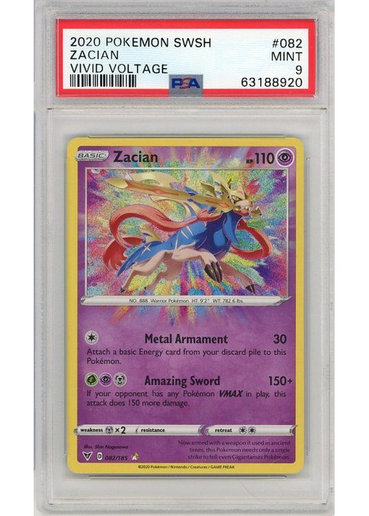 Zacian 082/185 PSA 9