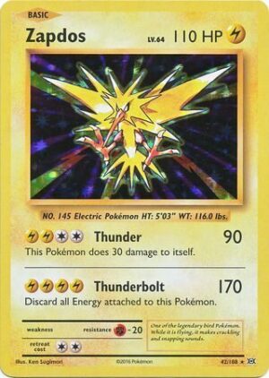 Zapdos - 42/108 (Holo)