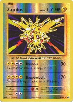 Zapdos - 42/108 - Reverse