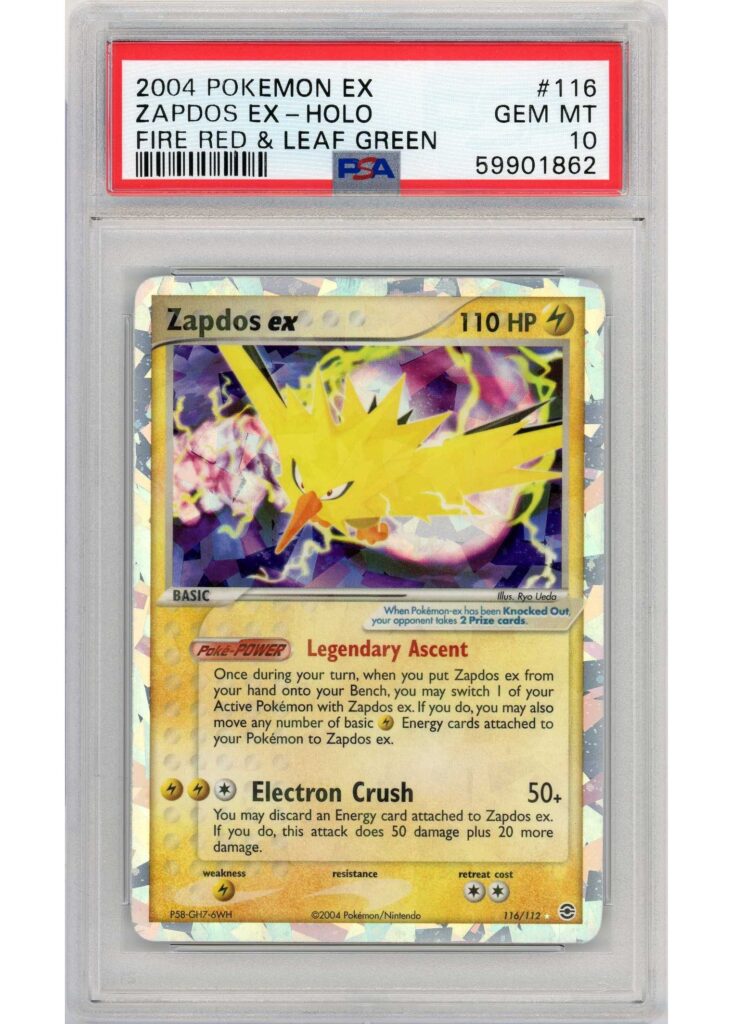 Zapdos ex PSA 10 - Gradede pokemon kort på Pokemons.dk