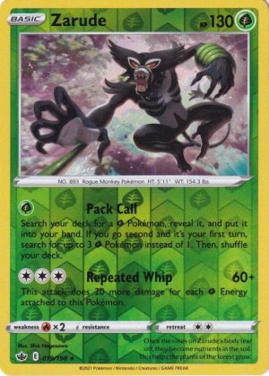 Zarude - 019/198 - Reverse