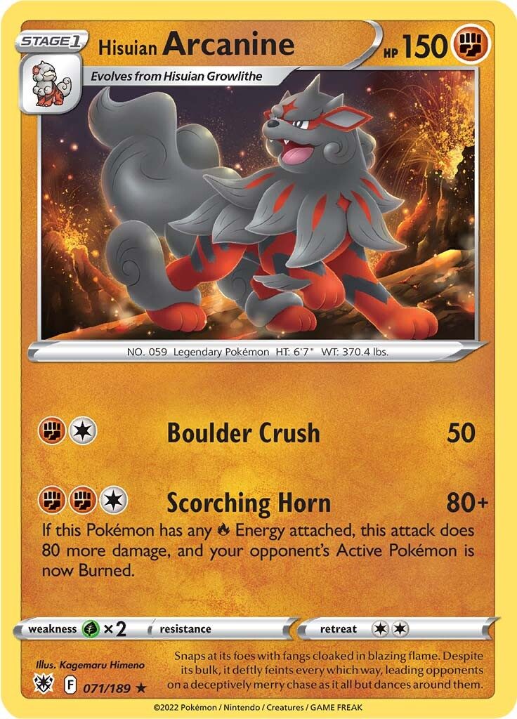 Hisuian Arcanine - 71/189