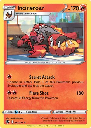 Incineroar - 32/195
