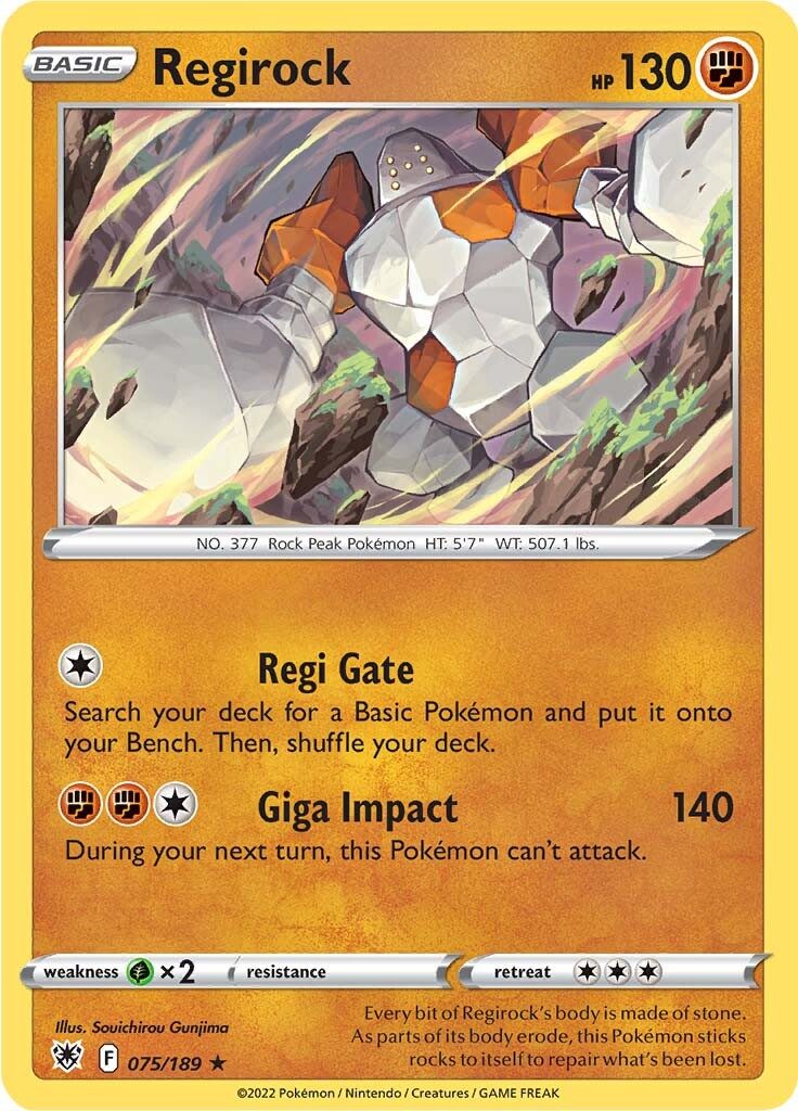 Regirock - 75/189