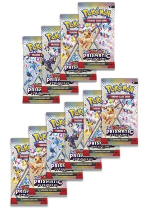 10 Booster Pakker fra SV08.5 Prismatic Evolutions