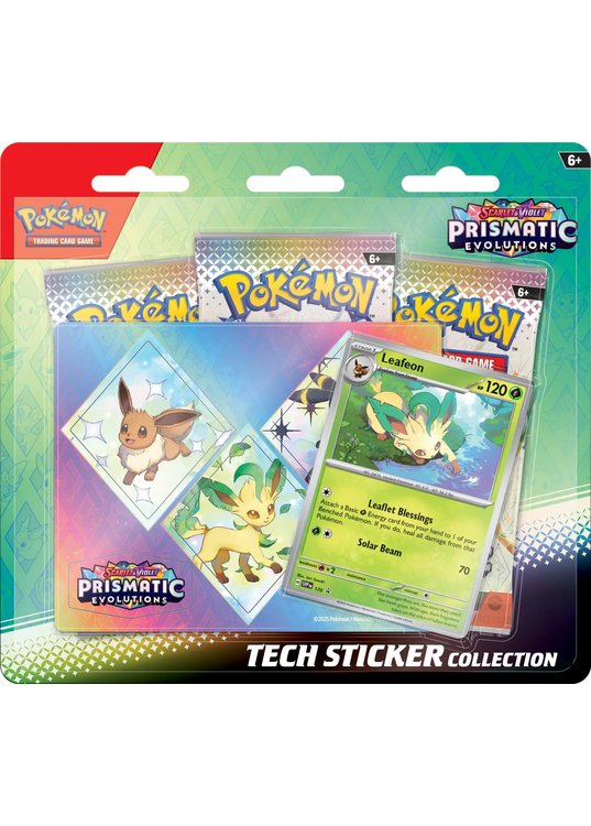 Leafeon tech sticker collection (3 stk.) - SV08.5 Prismatic Evolutions