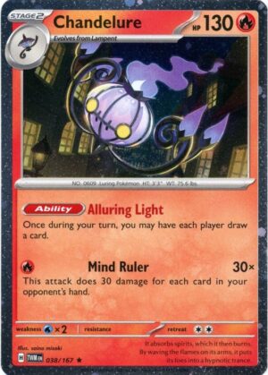 Chandelure - 038/167 - Cosmos Holo