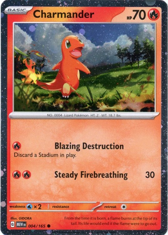 Charmander - 004/165 - Cosmos Holo
