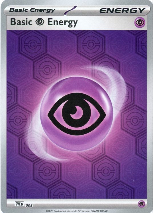 Psychic Energy 2023 - Reverse - Pokemon