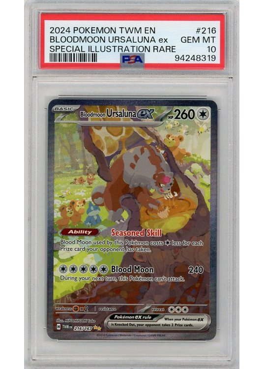 Bloodmoon Ursaluna ex 216/167 PSA 10