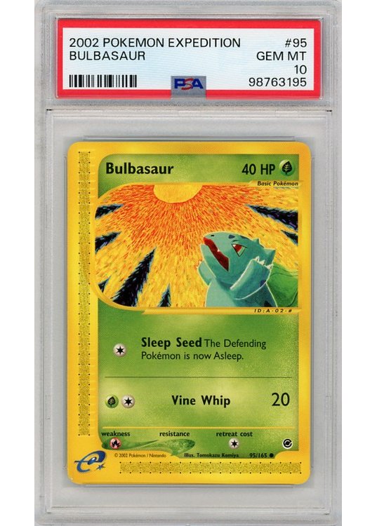 Bulbasaur 95/165 PSA 10