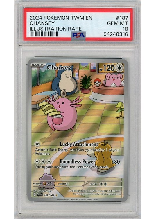 Chansey PSA 10 - Gradede pokemon kort på Pokemons.dk