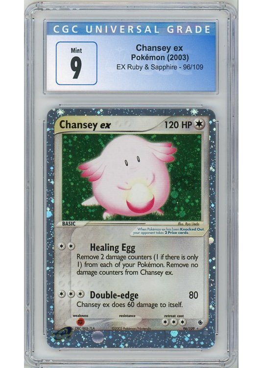 Chansey ex 96/109 CGC 9