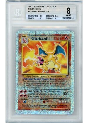 Charizard 3/110 Reverse Foil BGS 8