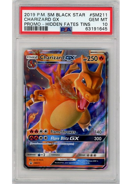 Charizard GX SM211 PSA 10
