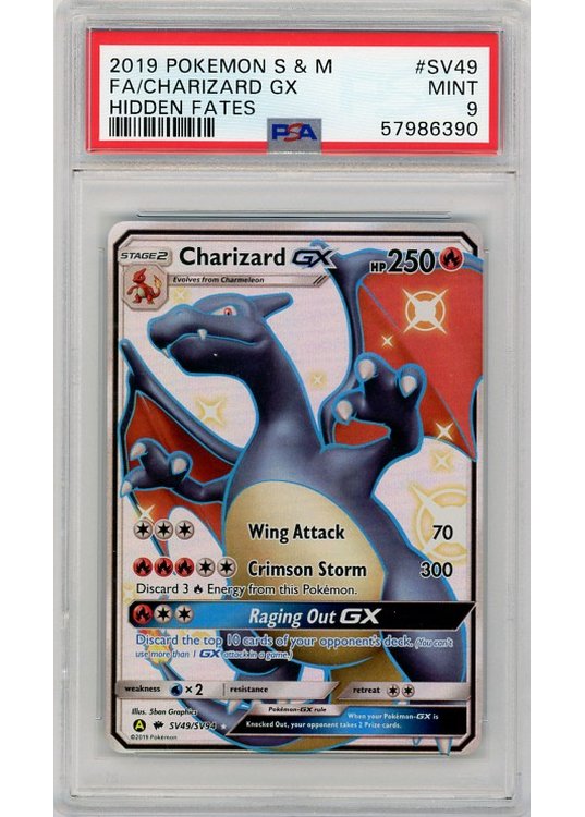Charizard GX – SV49/SV94 – PSA 9
