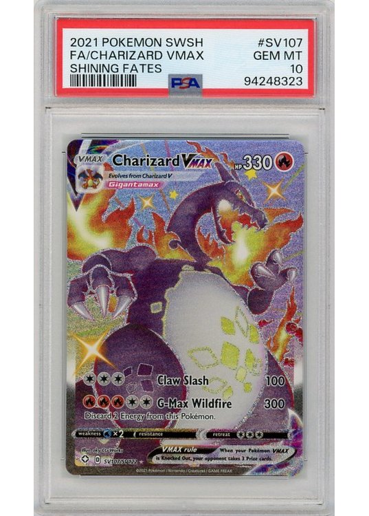 Charizard VMAX SV107/SV122 PSA 10