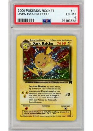 Dark Raichu 83/82 PSA 6