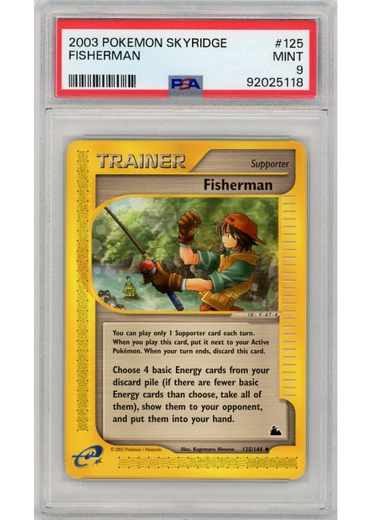 Fisherman 125/144 PSA 9